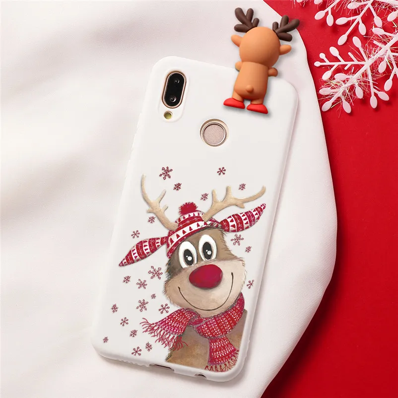 21Klbd-sdbdylu Чехол с милыми игрушками для huawei P20 P30 P10 P9 P8 Lite mate 10 20 30 Lite Pro P Smart Nova 3 3i 5 чехол из ТПУ с рождественским оленем - Цвет: 21Klbd-sdbdylu