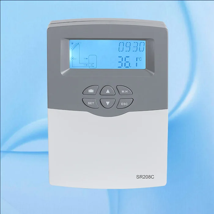 Ac100 240V контроллер системы солнечного отопления Sr208C|Солнечные контроллеры| |