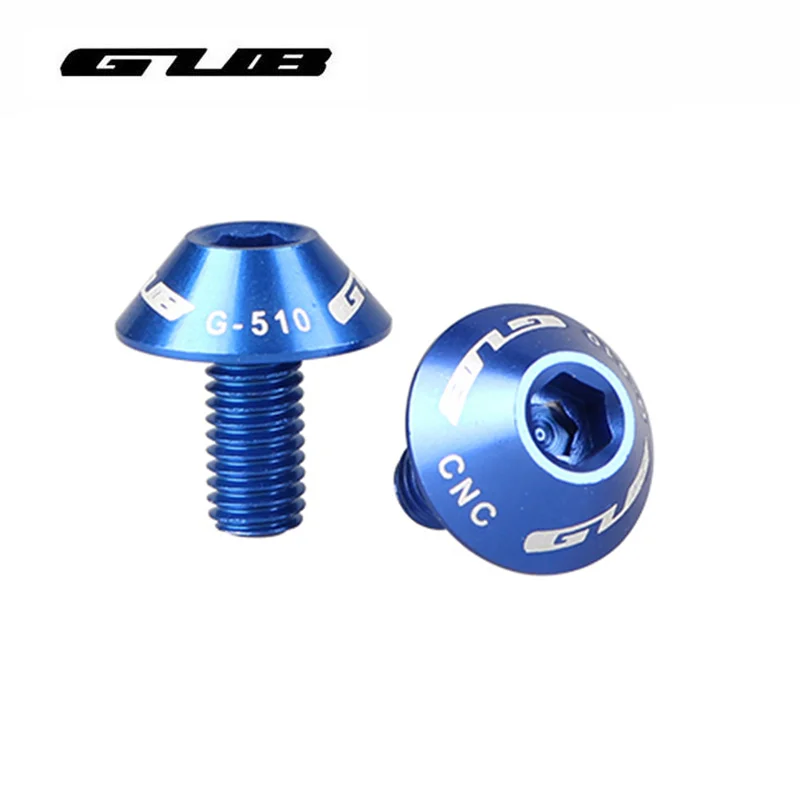 2 шт. болты GUB из алюминиевого сплава для велосипедных бутылок сверхлегкие M5 * 12 мм