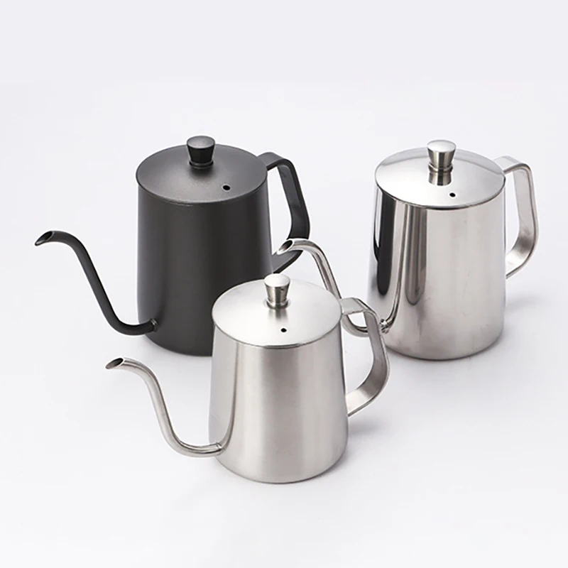MICCK Durable 304 Stainless Steel Long Narrow Coffee Maker Metal Mocha Tea Pot Bean Make Espresso Percolator Tools | Дом и сад