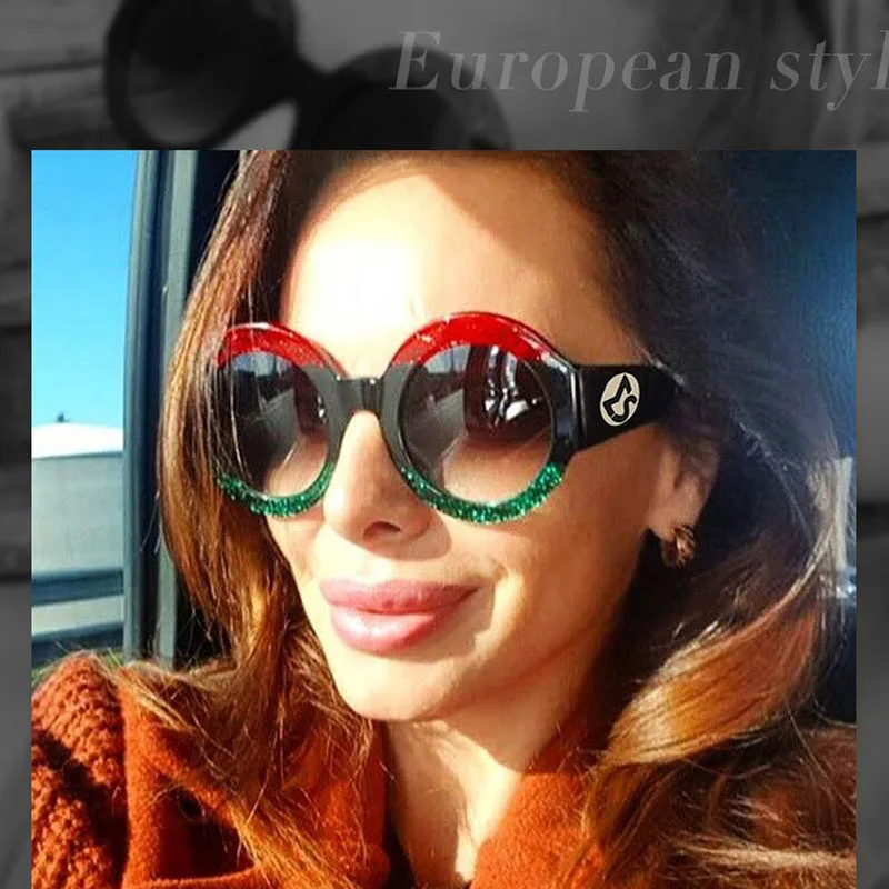 Модные солнцезащитные очки MIZHO в стиле знаменитостей женские круглые роскошные