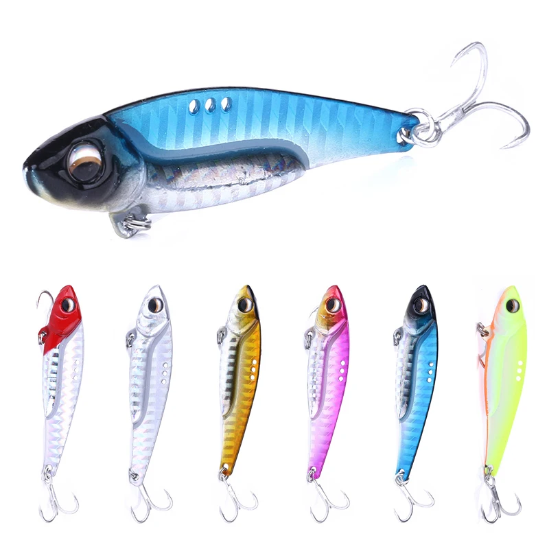 

ThunderShower 7 см, 20 г, металлическая жесткая Рыболовная Приманка VIB, кренкбейт для окуня, искусственная рыболовная приманка для ловли окуня