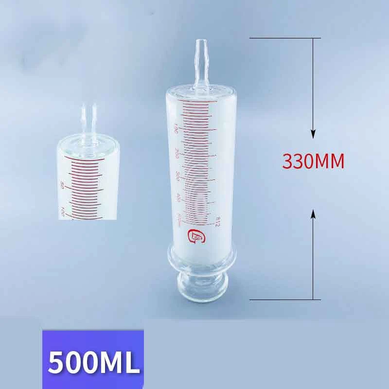 Стеклянные шприцы Большой Калибр стеклянная клизма устройство для колбасы