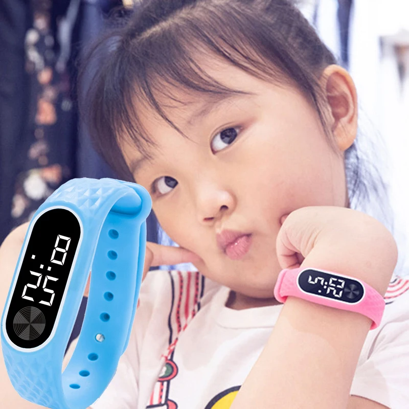 

New Bracelet Watch Children Watch Girls Boys Sports Electronic Watch LED Digital Children Watch Student Watch