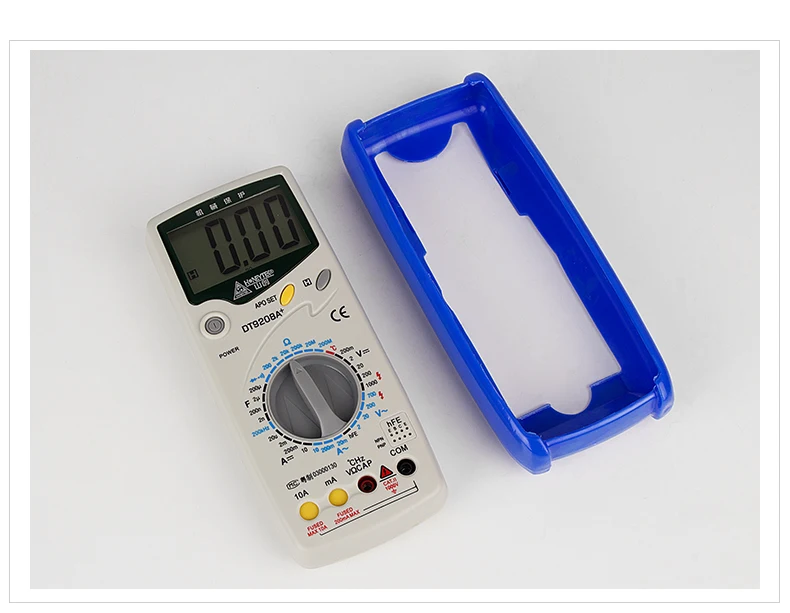 HONEYTEK Цифровой мультиметр DT9208A AC DC LCD Дисплей электрический портативный Вольтметр Амперметр Ом постоянной ёмкости, универсальный конденсатор тестер цифровой измеритель мощности
