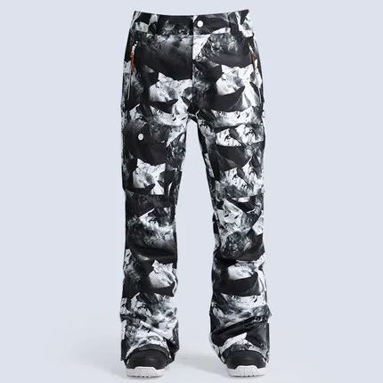 GSOU SNOW Men Ski Pant Snowboard Trouser Winter Windproof Waterproof Outdoor Sport Wear Pocket Style Super Warm Skiing | Спорт и