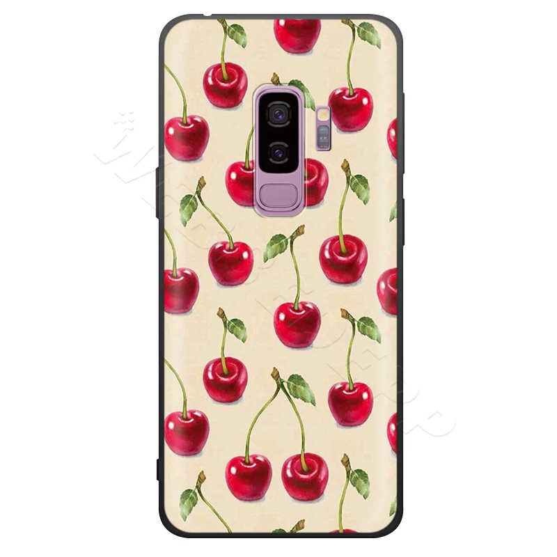 Webbedepp чехол с изображением вкусных фруктов вишни для Samsung Galaxy S7 S8 S9 S10 Plus Edge Note 10 8 9