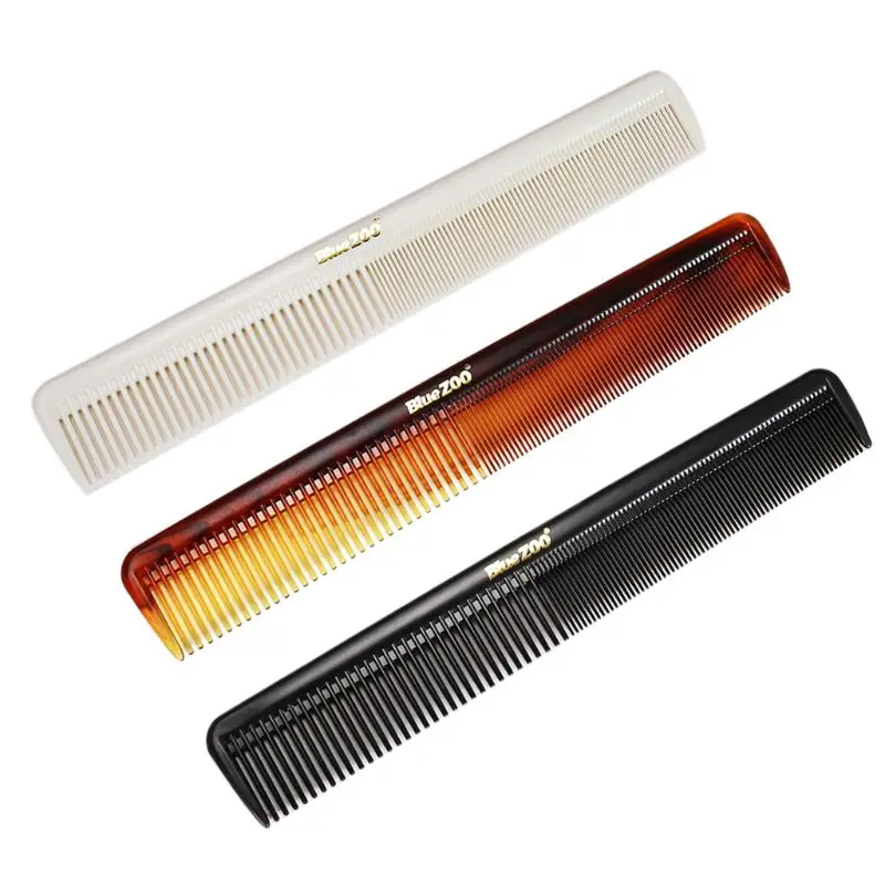 

2 In 1 Men Hair Comb Wide Coarse Fine Toothed Combination Portable Vintage Oil Back Aircrafts Head Hairdressing Styling