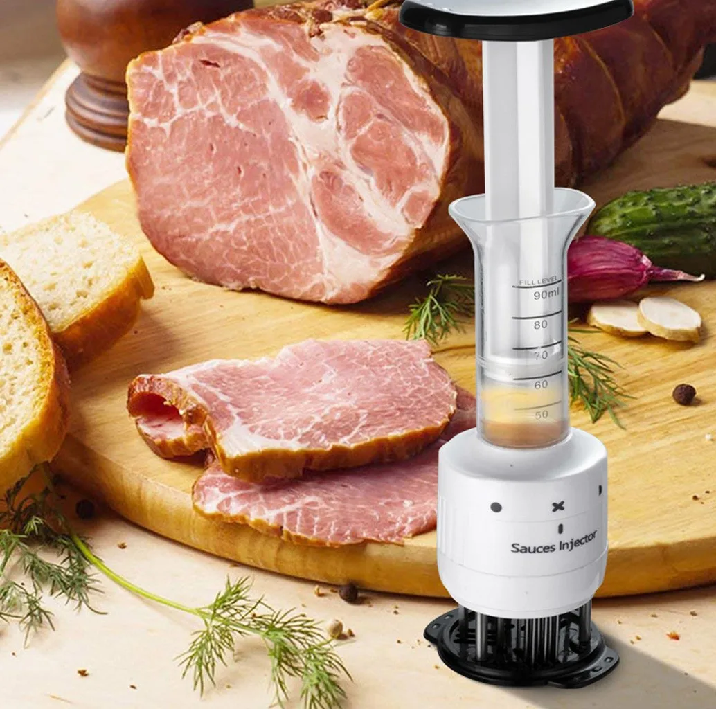 Многофункциональная игла для мяса из АБС и нержавеющей стали инжектор стейка