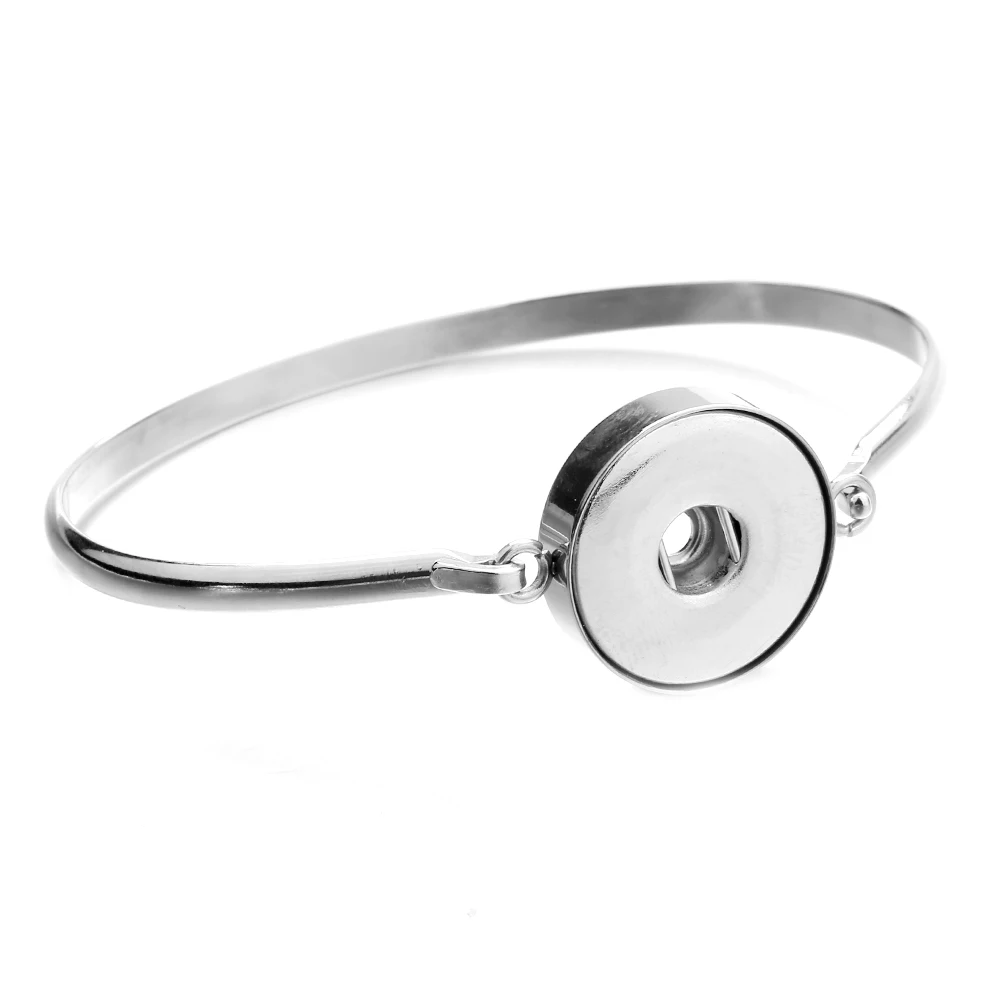 Новые трендовые женские браслеты с кнопками ювелирное изделие 18 мм кристаллами