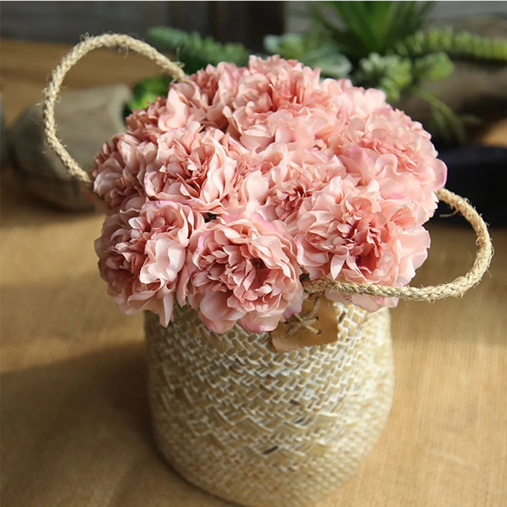 1 комплект шелковые гортензии 26 см искусственные цветы свадебные для невесты