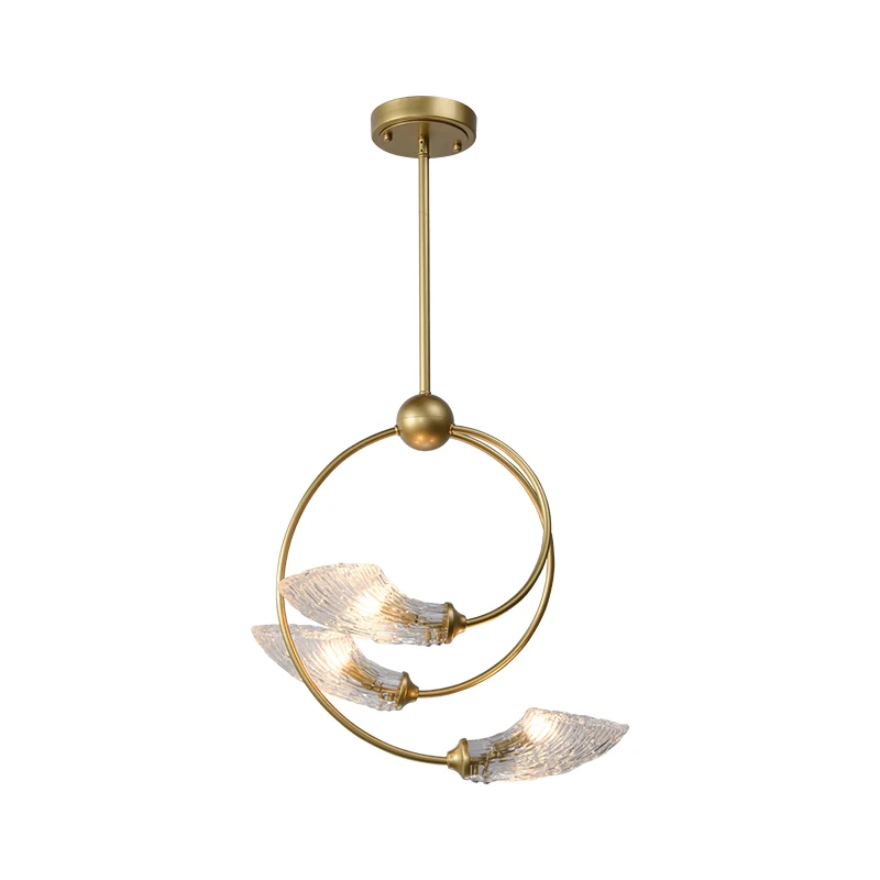 Роскошная золотая подвеска освещение креативный кристалл лофт подвесной