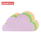 Детская Силиконовая подложка, водонепроницаемая термоизоляционная детская посуда, коврик для кормления ребенка, коврик для стола в форме облака