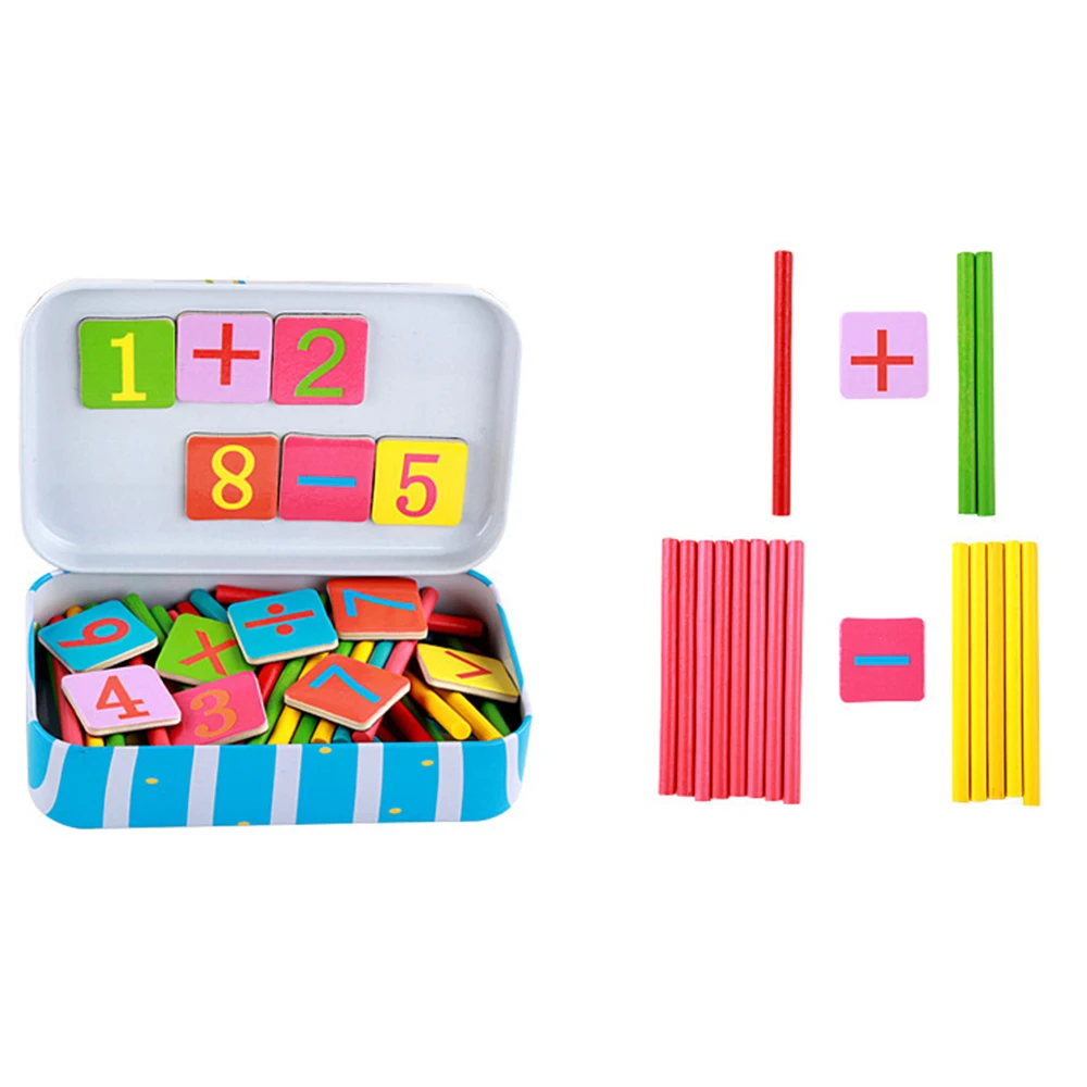 Детские Развивающие Игрушки Деревянные Счетные Палочки Монтессори