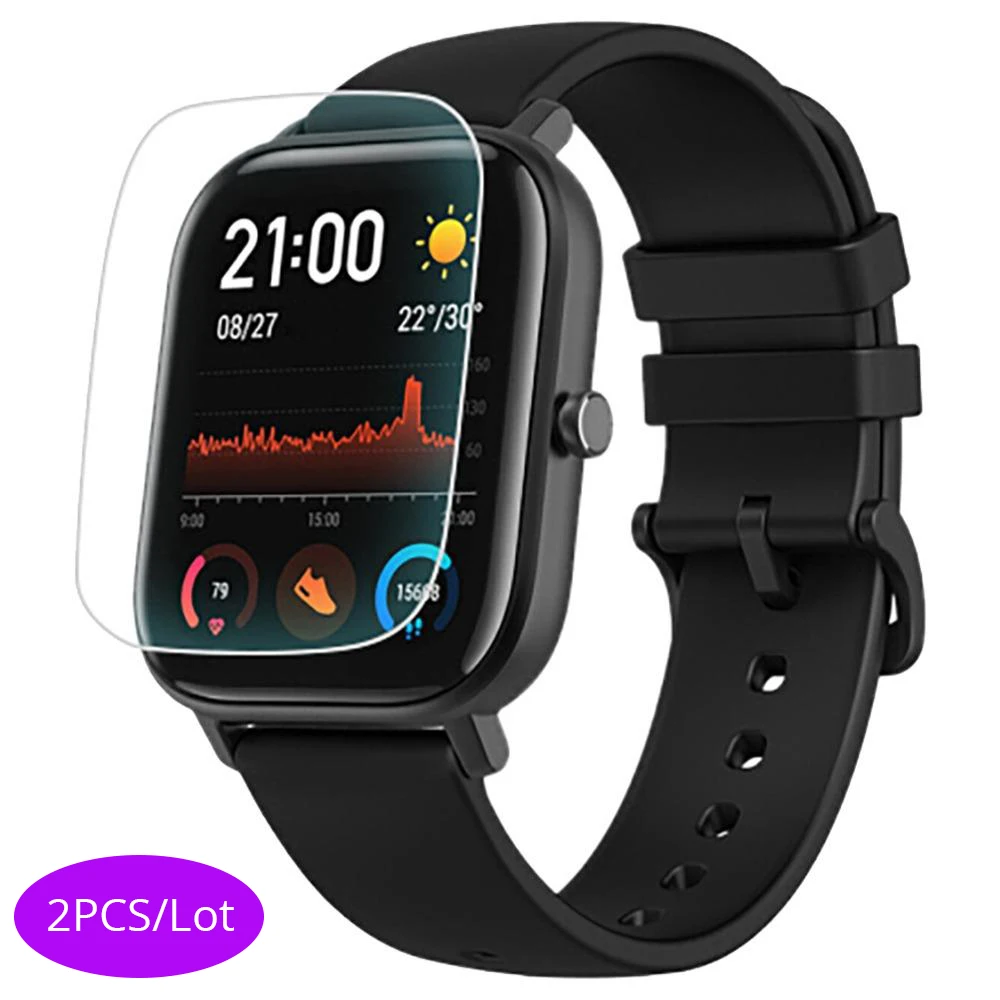 2 шт./лот Смарт часы Защитная пленка для Huami Amazfit GTS умные ТПУ мягкая ультратонкая