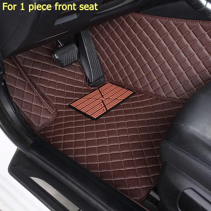 Only for 1 piece KADULEE пользовательские автомобильные коврики для Mitsubishi Все модели для Outlander, pajero ASX Pajero sport lancer galant Lancer-ex grandis foot - Название цвета: Only for 1 piece
