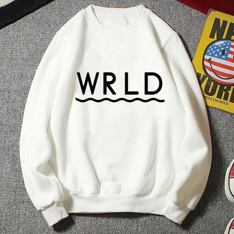 2021 Spring and Autumn Juice Wrld Print Sweatshirt Long Sleeve Round Seater for Women