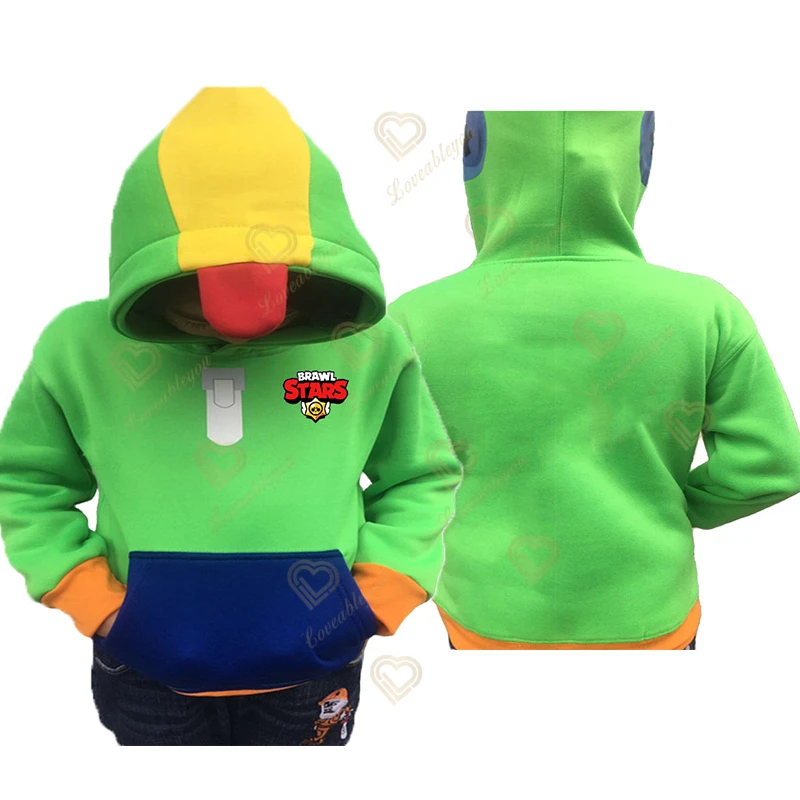 

Stars Kids Leon Hoodie Sweatshirts 3D Print Spike Crow Men Child Clothes Boy Girl Birthday Present New Casual Cloth Game