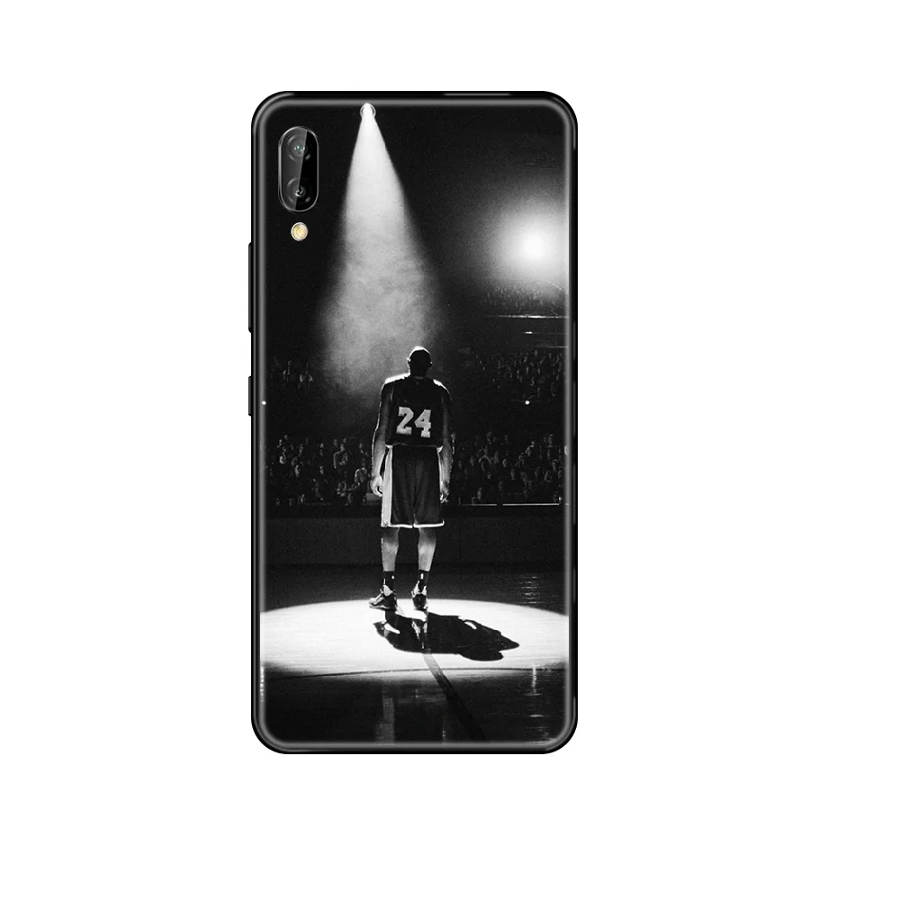 

Basketball Black Mamba Kobe 24 Phone case For Huawei Honor Mate 5 6 7 8 9 10 20 A C X Lite black tpu Etui trend hoesjes art back