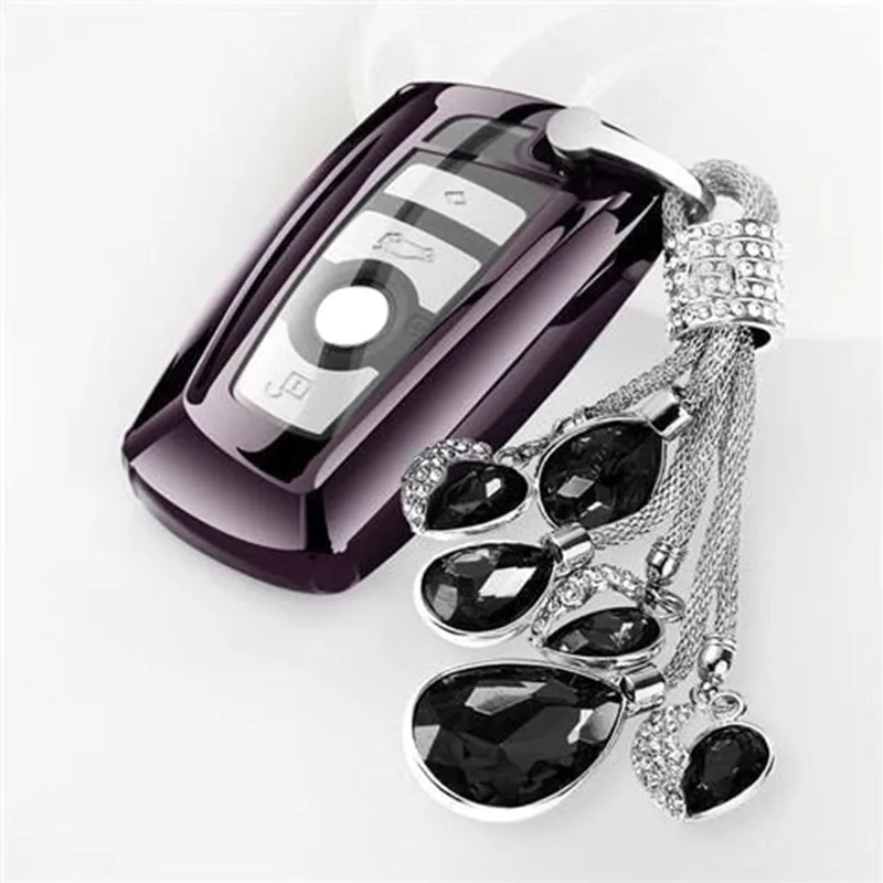 

Car Key Case Cover Key Bag For Bmw F20 G20 G30 X1 X3 X4 X5 G05 X6 Accessories Car-Styling Holder Shell Keychain Protection
