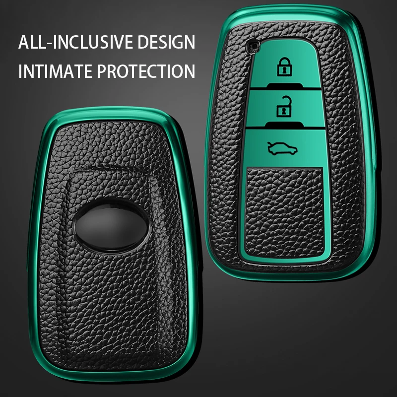 2020 Новый кожаный ТПУ три кнопки чехол ключа дистанционного управления