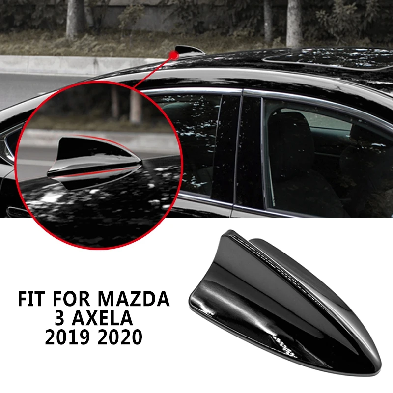 Pcmos ABS внешняя Акулий плавник антенна крышка радио отделка Подходит для 2019 2020 Mazda 3