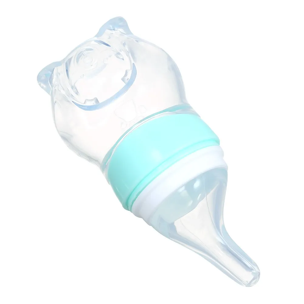 

Baby Food Grade Silicone Squeeze 200ml Feeding Bottle Soft Nipple Feeder