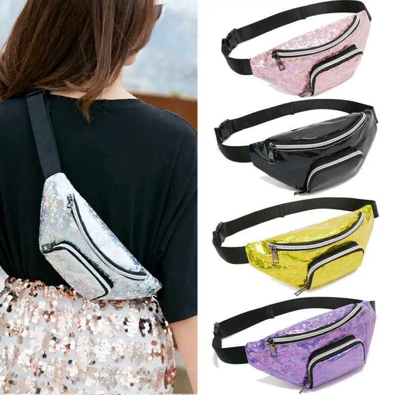 Women Girls Waist Fanny Pack Belt Bag Pouch Hip Bum Travel Sport Running Bags Small Purse /BY | Багаж и сумки