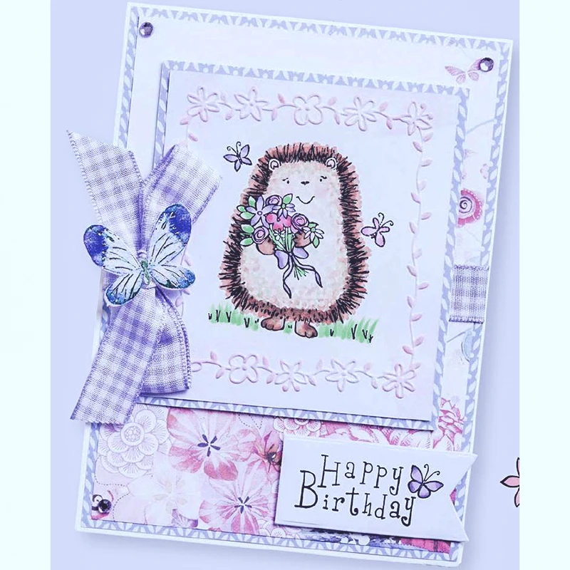 Прозрачные штампы для скрапбукинга новинка 2020 сосновый лес орех прозрачный