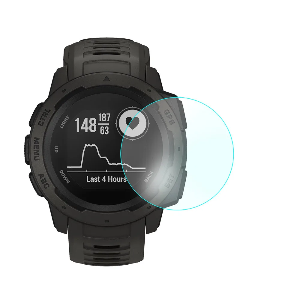 

1Pcs Ultra Full Cover Clear PET Premiun Screen Protector Film Explosion-Proof Protective Accessories for Garmin Instinct