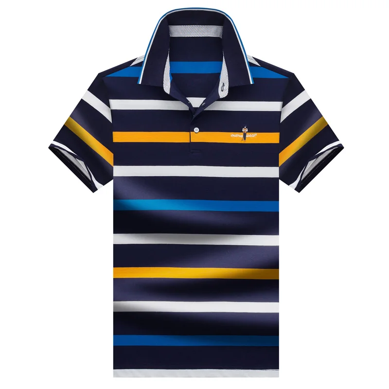 Высокое качество Tops & Tees Для мужчин поло из чистого полиэстера футболки Бизнес