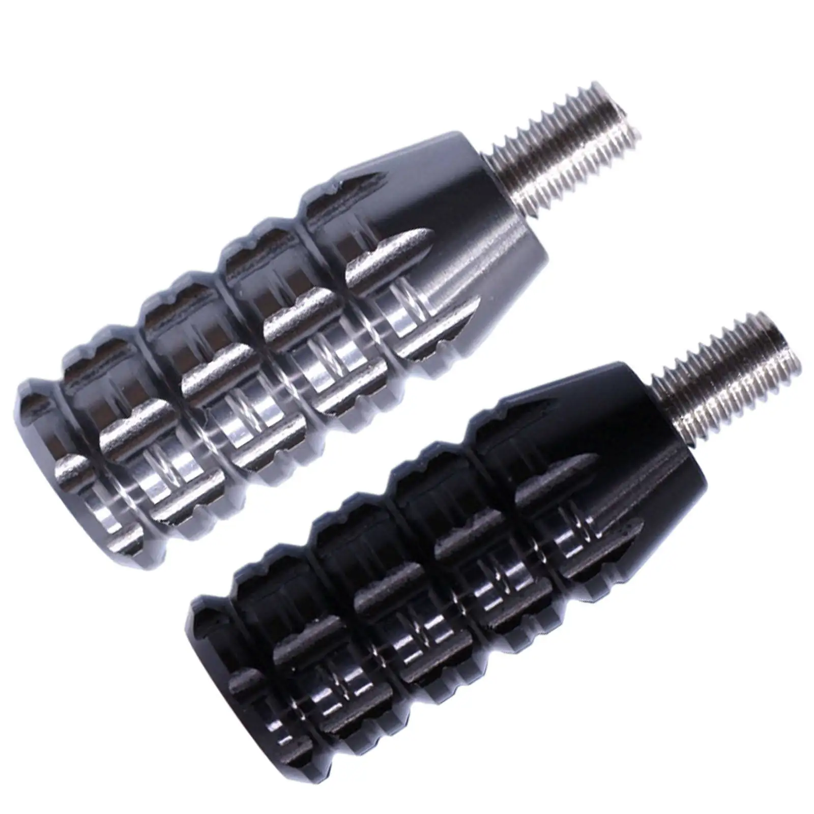 

Motorcycle Shifting Lever Toe Peg Enlarger Foot Peg for Street Cup /Black T120