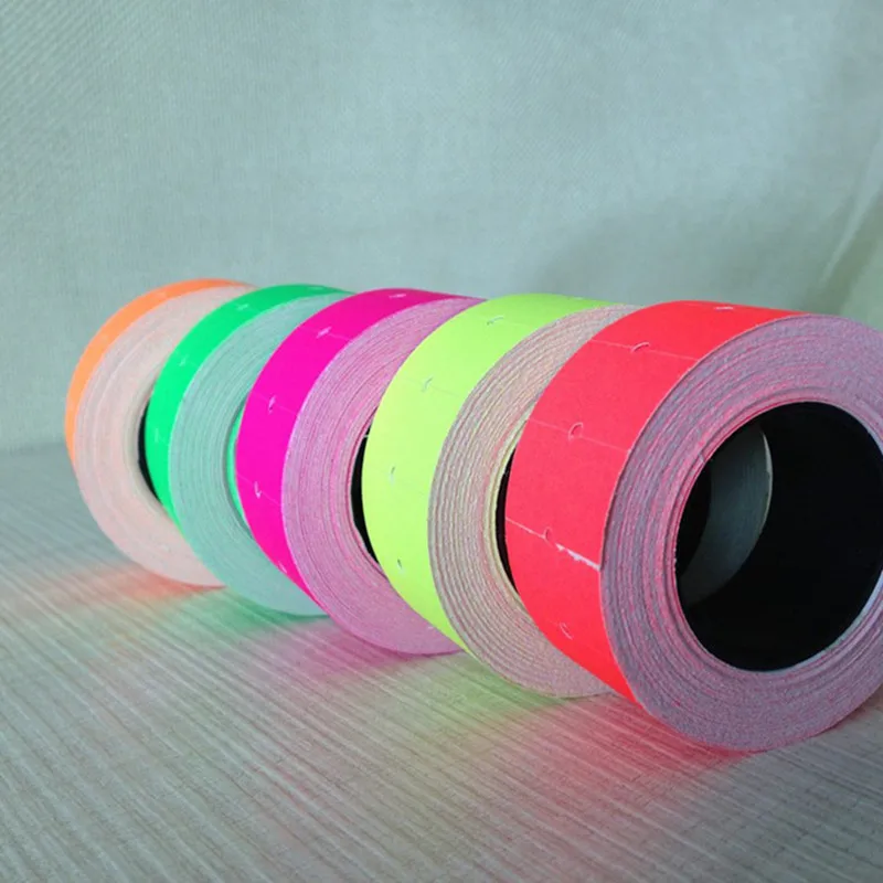 10х клейких этикеток бумажная этикетка ценник наклейка один ряд по цене ружье 21 мм