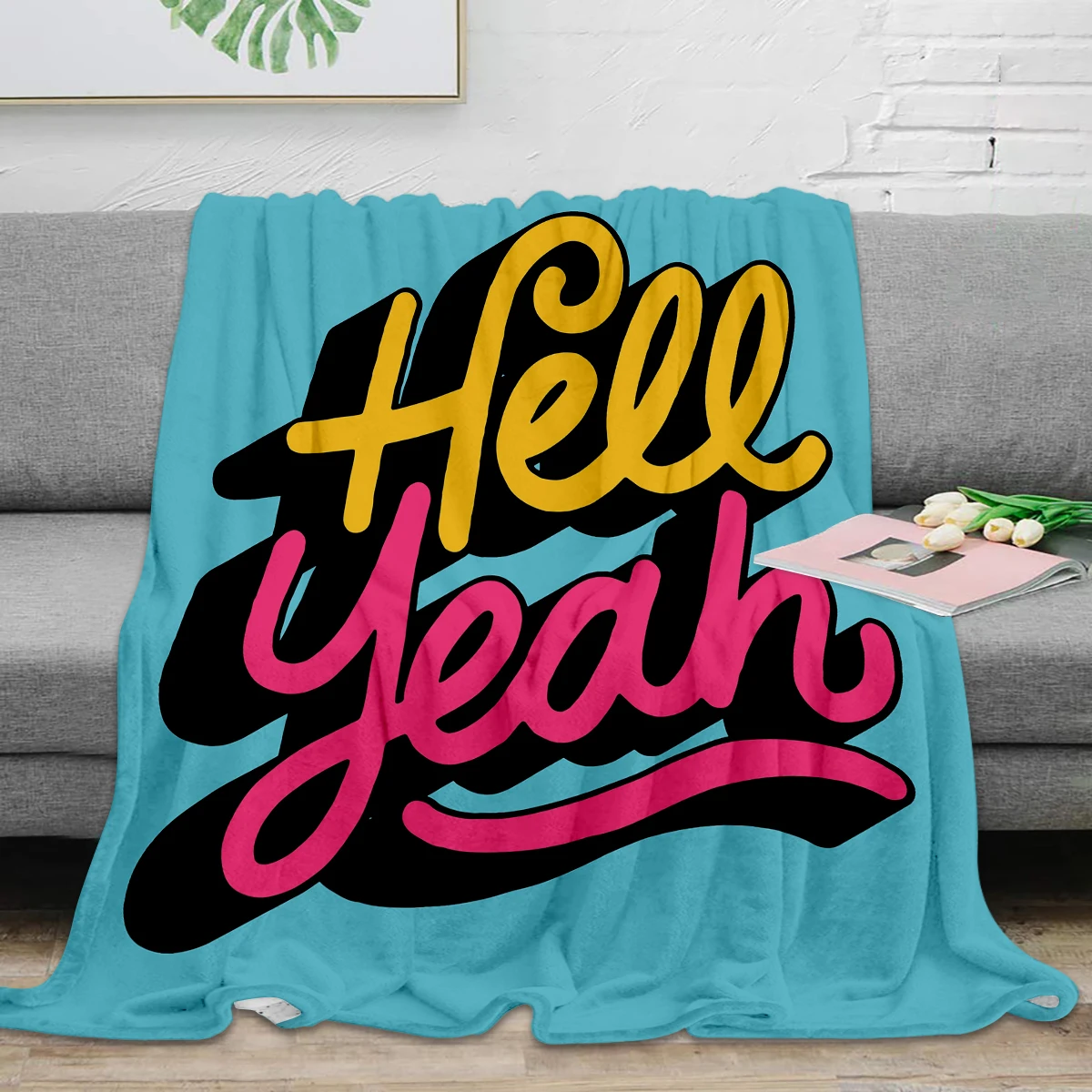 

Одеяла из микрофибры Hell Yeah 002 x