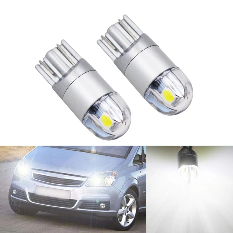 2x Canbus автомобиля 3030 SMD T10 светодиодный W5W линзы прожекторного типа авто лампа