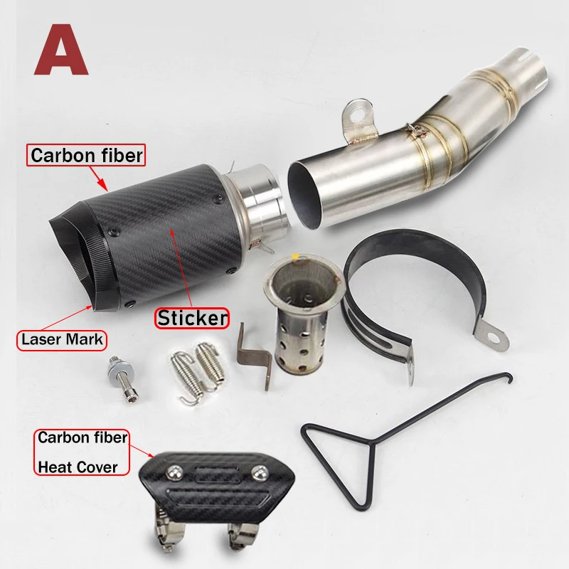 Глушитель выхлопной трубы без шнуровки для Yamaha R6 YZF 2006-2019 катализатор DB 2008 2009 2010 2011