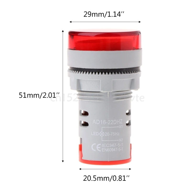Высококачественный измеритель частоты переменного тока 22 мм светодиодный