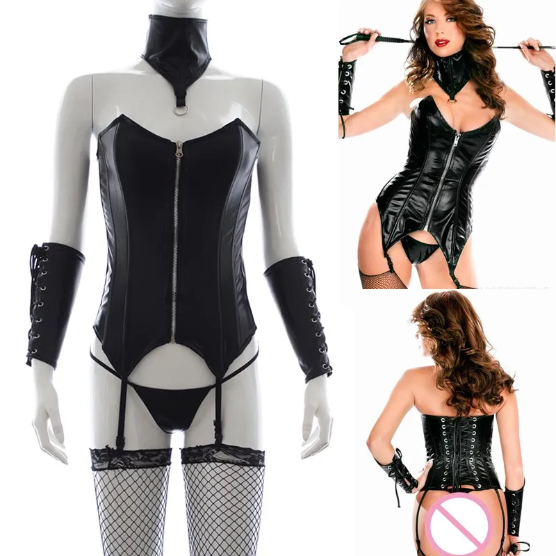 Эротическое женское нижнее белье фетиш бондаж ночная рубашка экзотическое для