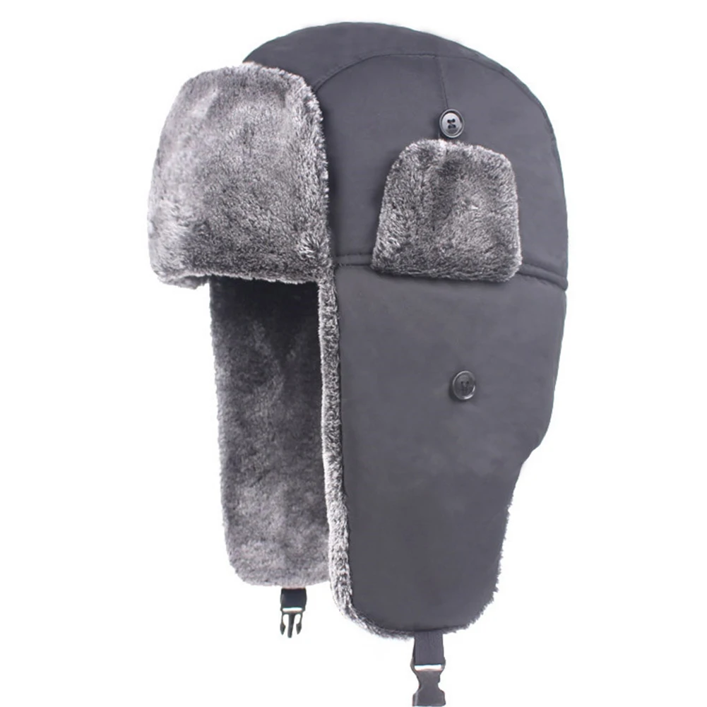 Унисекс ветрозащитные утолщенные ушные колпачки закрылков шапка ушанка зимняя
