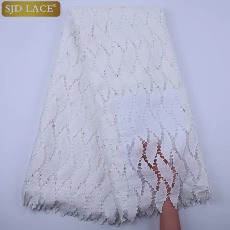 Кружевное платье из швейцарской вуали Tissu Dentelle белое кружевное в нигерийском