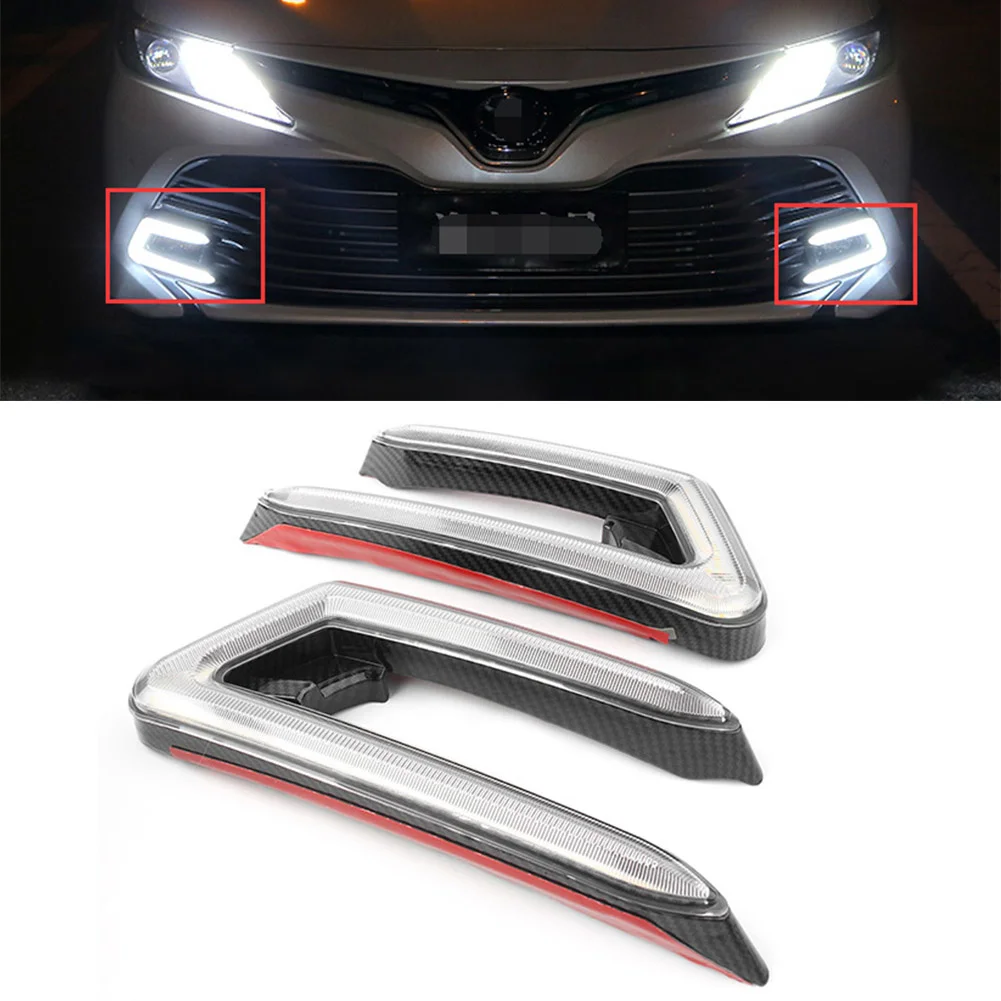 

Daytime fog light LED daytime running light For Toyota Camry 2019 white