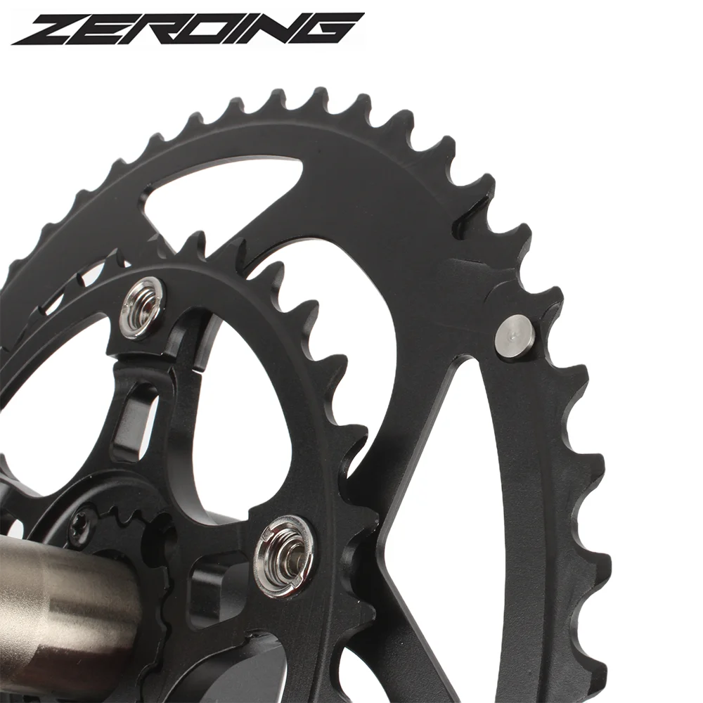 ZEROING Road Bike Crank GXP Crankset 170/172.5/175mm MTB Chainring Double Toothed Plate 50-34/52-36/53-39T for Shimano /SRAM | Шатуны и