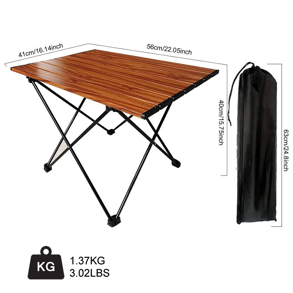 Складной стол из алюминиевого сплава для пляжа открытая площадка кемпинга