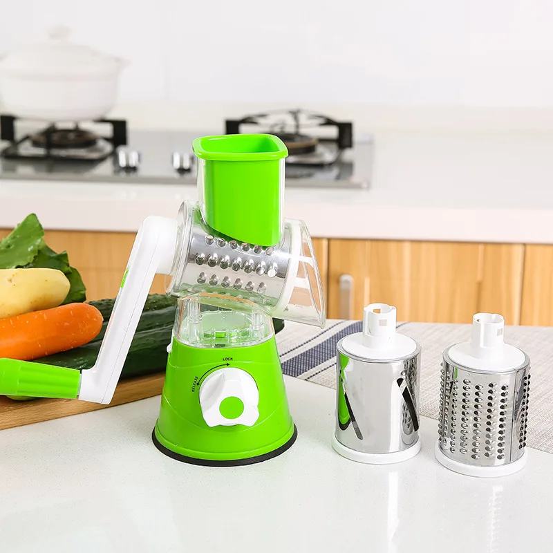 

Multifunctional Hand Drum Type Vegetable Cutter Kitchen Tool Planer Shredder Meat Grinder Juicer Portable Blender