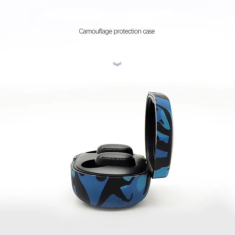 Чехол для наушников Redmi Airdots чехол с Bluetooth защитный карманом и крючком камуфляжный