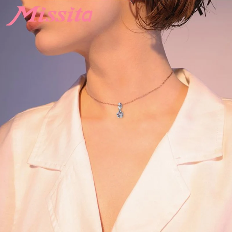 MISSITA женский кулон с цветком вишни фирменные оригинальные браслеты для