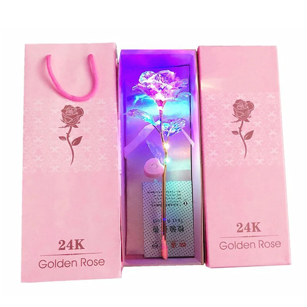 Светодиодная подсветка сказочный свет Красавица и чудовище красная роза в