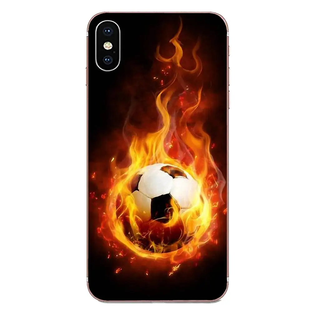 Спорт хобби огненный Футбол футбольный мяч для sony Xperia Z (Сони Иксперия З) Z1 Z2 Z3 Z4 Z5