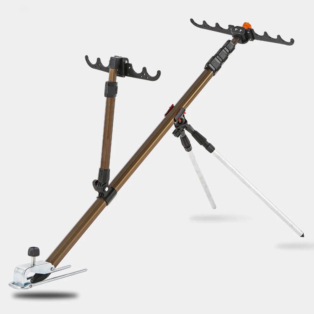 

Multifunction Fishing Rod Stand Adjustable Retractable Carp Pod Stand Holder Fishing Pole Stand Tackle Accessory Bracket Tool