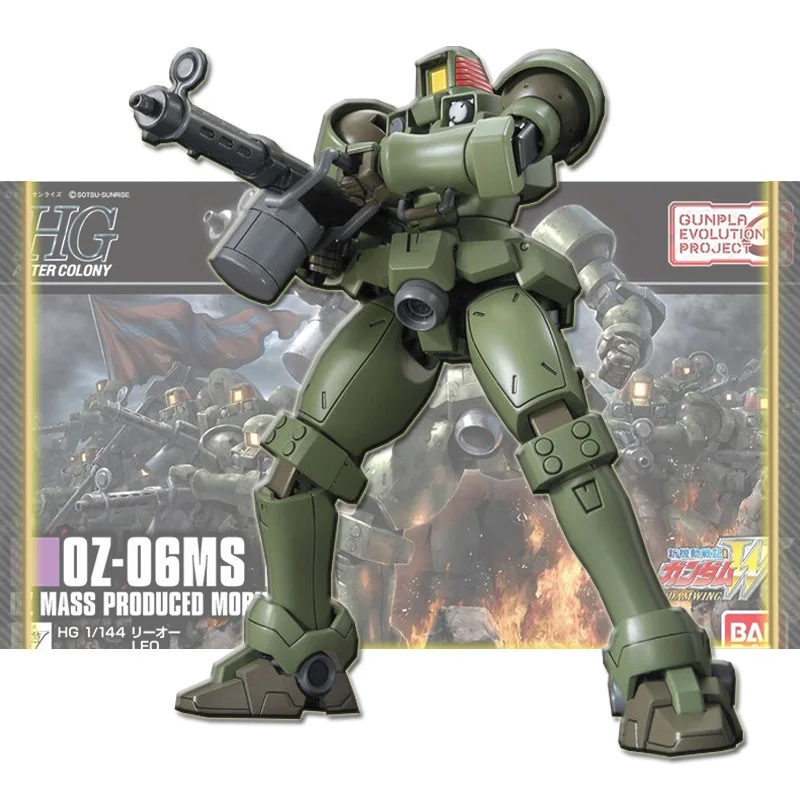 Оригинальный Bandai HG 1/144 Leo морской лев OZ-06MS собранная фигурка модель игрушки